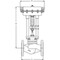 Klepafsluiter Type 2578 serie 35.405 staal pneumatisch flens EN (DIN) PN40